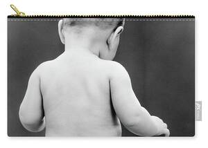 1930s Nude Porn - 1930s Nude Naked Baby Viewed From Rear Zip Pouch by Vintage Images - Fine  Art America
