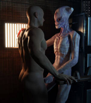 Alien Human Porn - Rule34 - If it exists, there is porn of it / human/alien
