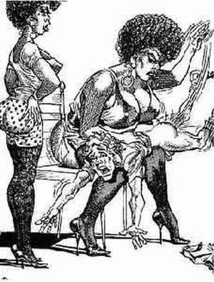 black ass spanking cartoons - Ebony Spanking Drawings