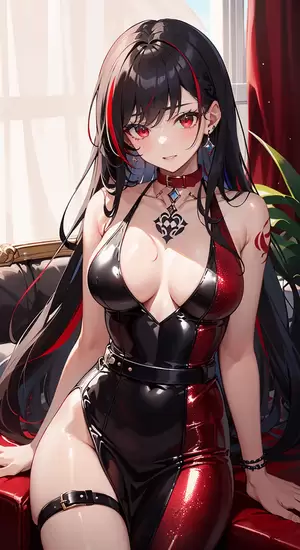 Black Anime Girls Xxx - Black/Red Asymmetry free hentai porno, xxx comics, rule34 nude art at  HentaiLib.net