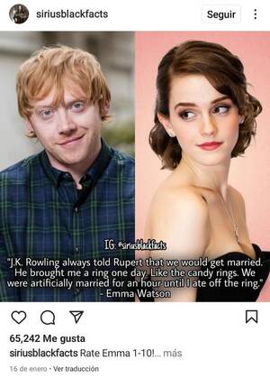 Emma Watson Real Porn - Emma Watson should get married with Rupert cuz he's a nice guy : r/niceguys