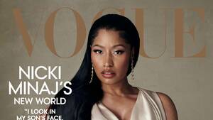 Nicki Minaj Porn - Nicki Minaj is radiant in stripped-down Vogue December cover shoot - ABC  News