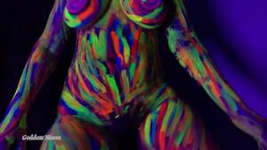Black Bodypaint Porn - Mind Melt Love Spell - Black Light Neon Body Paint - Mesmerize - Mantras -  Pornhub.com