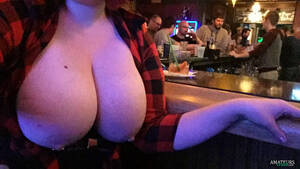 big boob at bar - Busty Tits Collection - 52 Of The Biggest Incredible Boobs -  AmateursCrush.com
