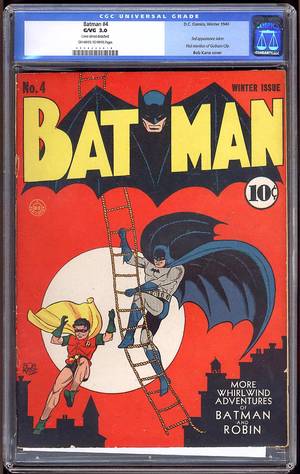 1940 Comic Book Porn - Top 100 Comic Book Covers | Front Cover: Batman #4