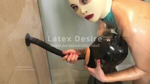 latex pussy face mask - Deep Throat Training for the Ruby Latex Rubber Pussy Mask Asian -  Pornhub.com