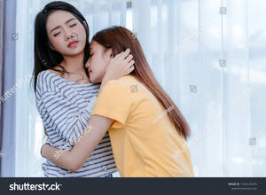 Korean Asian Lesbian - Same Sex Asian Lesbian Couple Lover Stock Photo 1104125474 | Shutterstock