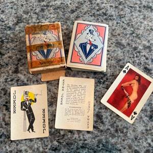 1950s Porn Playing Card - 50s Nude Deck Cards - Etsy