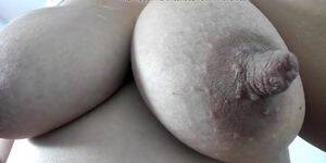 Huge Thick Nipples Porn - Thick fat big nipples on big natural boobs - Tnaflix.com