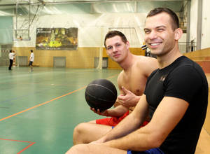 Bareback Gay Porn Locker Room - Real Strangers Almost Caught Barebacking In A Public Locker Room