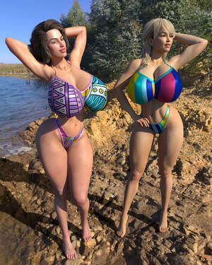 Big Tits 3d Comic - Errnaut - Anything You Can Do | Porn Comics