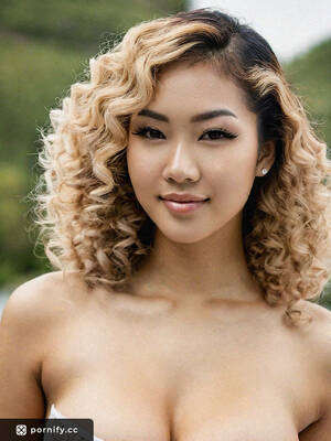 Curly Hair Asian - Hardcore Asian Teen with Medium Breasts and Curly Hair - Photorealistic 2  AI Model | Pornify â€“ Free PremiumÂ® AI Porn