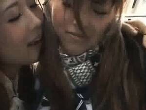 Asian Lesbian Groping - Young Girl Groped By Lesbian Woman In A Train at Nuvid