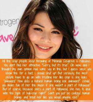 Miranda Cosgrove Porn With Captions - Nickelodeon Confessions