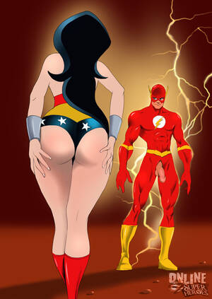 dc flash xxx - Justice League - [Online SuperHeroes] - Flash X Wonder Women nude