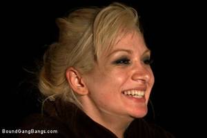 blonde interracial gang bang - Photo number 15 from Hot Interracial Gangbang with Smoking Hot Blonde shot  for Bound Gang Bangs