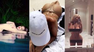 Khloe Kardashian Sex Porn - The Kardashians' nude Instagram moments