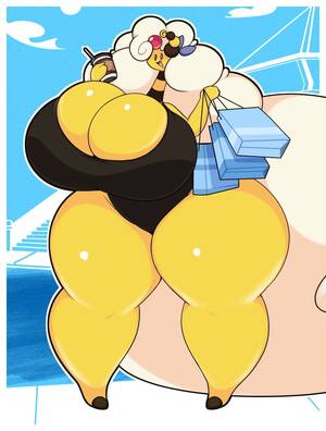 Female Ampharos Porn - Pokemon Sex Art - Huge Thighs, Mega Ampharos, Female, Dewbber - Valorant  Porn Gallery