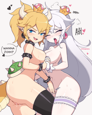 Mario Lesbian Porn - Rule34 - If it exists, there is porn of it / boo (mario), boosette,  bowsette / 6149182