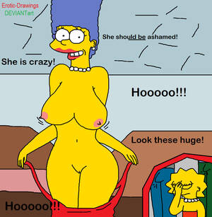 Marge Simpson Big Boobs Porn - Marge Simpson naked huge boobs by Erotic-Drawings on DeviantArt