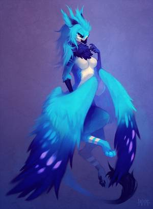 Furry Bird Porn - Bird anthro. I've never seen one like this, its soo cool <