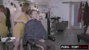 Fucking The Hairdresser - Two busty hairdressers take turns fucking a client - XNXX.COM