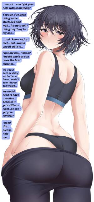 Anime Anal Porn Captions - ðŸ”žGym goer asks your for a special favor ***Ana[...] | Captions Hentai |  Truyen-Hentai.com