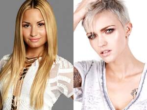 Demi Lovato Naked Lesbian - Daily Gaydar: Did Ruby Rose Hook Up With Demi Lovato? - CURVE