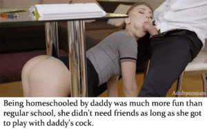 College Teacher Porn Captions - Daddy is the best teacher - Porn With Text
