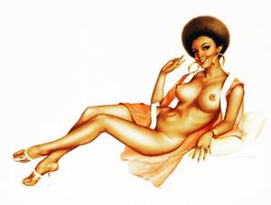 Best Vintage African Porn - African-American pin-up illustrations for Playboy magazine by my favorite  pinup artist, Alberto Vargas c. Ethnic pinups were often overshadowed; ...