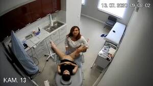 gynos in voyeur cam - Hidden camera in the office at the gynecologist