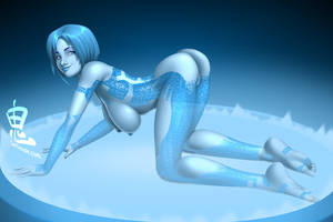 cartoon game nude ladies - Cortana from Halo --- sexy nude cartoon girls from video games