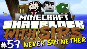 Cutiepiemarzia Minecraft Porn - Minecraft: Skyblock with Yogscast Sips #57 - Never Say Nether - YouTube
