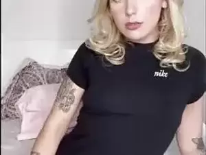 hot blonde tranny joi - Blonde Shemale JOI - Tranny.one