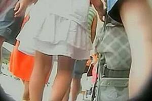 naughty voyeur upskirts - Naughty upskirts with cute round asses, leaked Voyeur porn video (Mar 5,  2012)