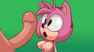 Fat Amy Rose Porn - Amy Rose has never seen man rod of this size before! â€“ Sonic Hentai
