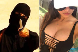 Khalifa Mia Porn Actress - Mia Khalifa was threatened by ISIS INSTAGRAM. SCUM: The vile group targeted porn  star ...