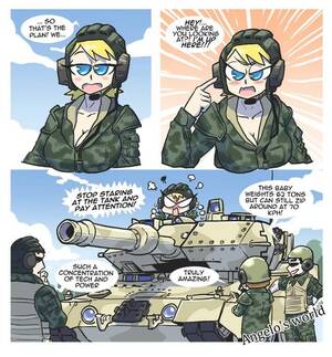 Angelo Cartoon Porn - I may not be a tank guy but I feel like taking a Leopard 2A and ramming it  through Putin's Surovikin Line, no homo. (Art by Angelo's World) :  r/NonCredibleDefense