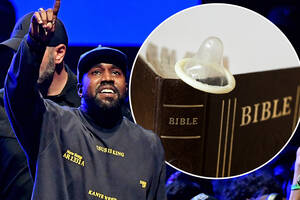 Banned Pre Porn - Porn addict' Kanye West banned pre-marital sex from 'Jesus Is King' team