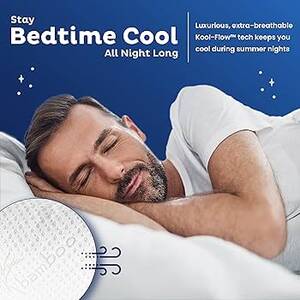 College Sleeping Porn - Amazon.com: Snuggle-Pedic Adjustable Cooling Pillow - Shredded Memory Foam  Pillows for Side, Stomach & Back Sleepers - Fluffy or Firm - Keeps Shape -  College Dorm Room Essentials for Girls and Guys -