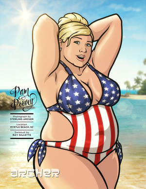 Archer Pam Porn - FX and Sports Illustrated Feature 'The Girls of Archer,' Swimsuit  Issue-Style