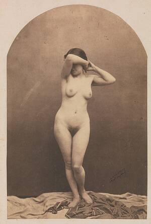 1860 Vintage Nude Women Porn - Standing Female Nude], 1860-61. by Nadar: Fine art print