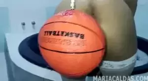 Basketball Anal Insertion Extreme - Maria Caldas inflatable basketball ball | xHamster