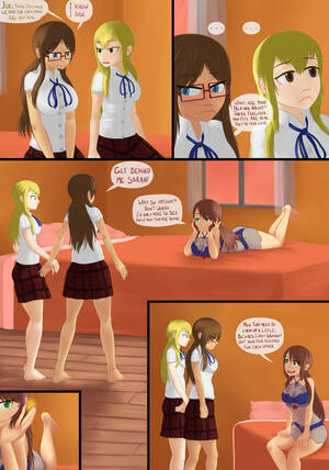 nerdy lesbian hentai - MentalCrash- Nerd versus Yuri Love Goddess â€“ [True Love] free Porn Comic |  HD Porn Comics