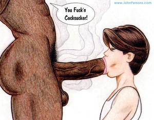 john persons big black cock - Sexy white girls have their mouths filled with sweet big black cock and  lick cum - CartoonTube.XXX