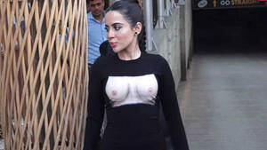 bollywood boobs pop out - Urfi Javed Viral Video: OMG! Urfi Javed shocks everyone as she steps out in  a dress with painted breasts | Hindi Movie News - Bollywood - Times of India