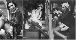 flapper erotica - When 1920s Flappers' Stocking Postcards Were Considered \