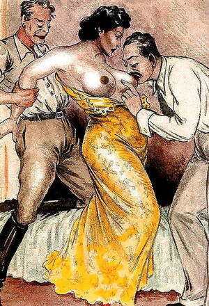 Erotic Porn Vintage - Vintage Erotic Drawings/Toons - 236_1000 Foto Porno - EPORNER