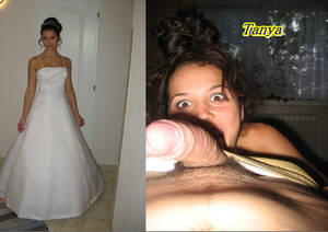 bride blowjob before after - WifeBucket Pics | Before-after blowjob from a hot bride