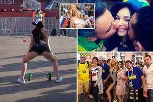drunk russian girl - Moscow newspaper columnist accuses Russian women of behaving like 'wh***s'  after face of World cup revealed to be a porn star | The Sun